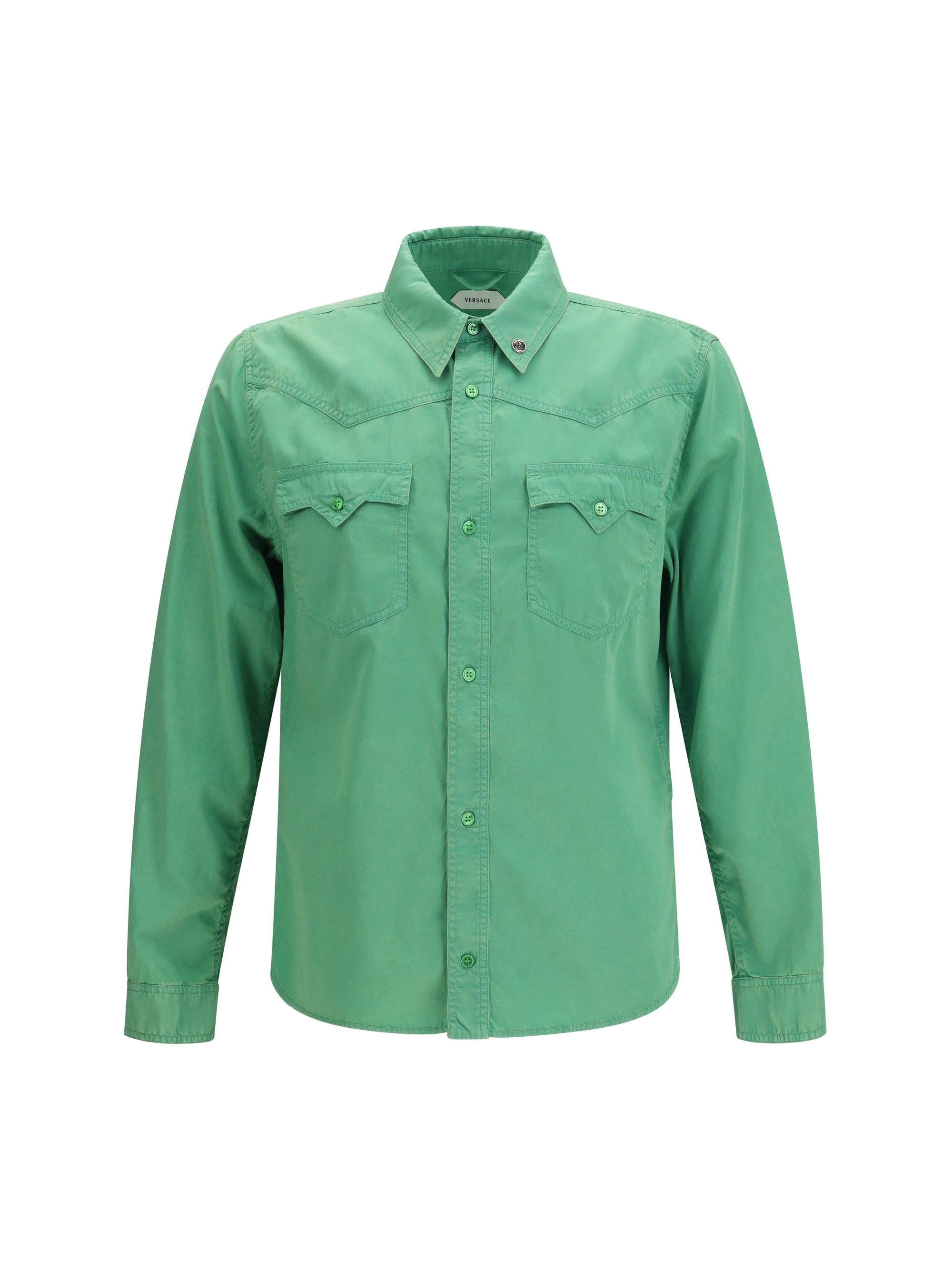 Versace Cotton Shirt — Green