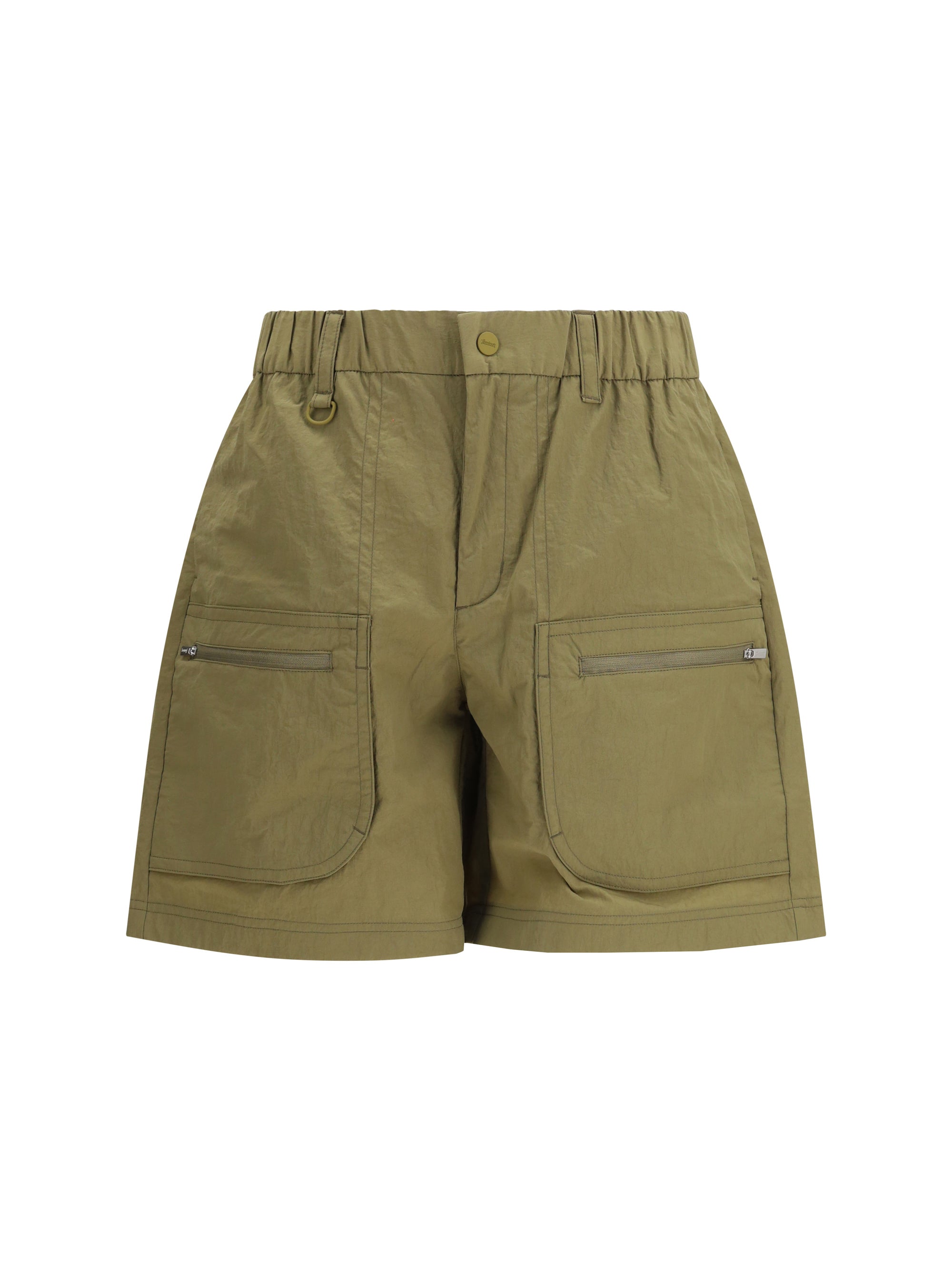 Laminar Cargo Bermuda Shorts — Green