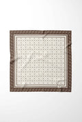 Latte Vintage Charm Silk Scarf