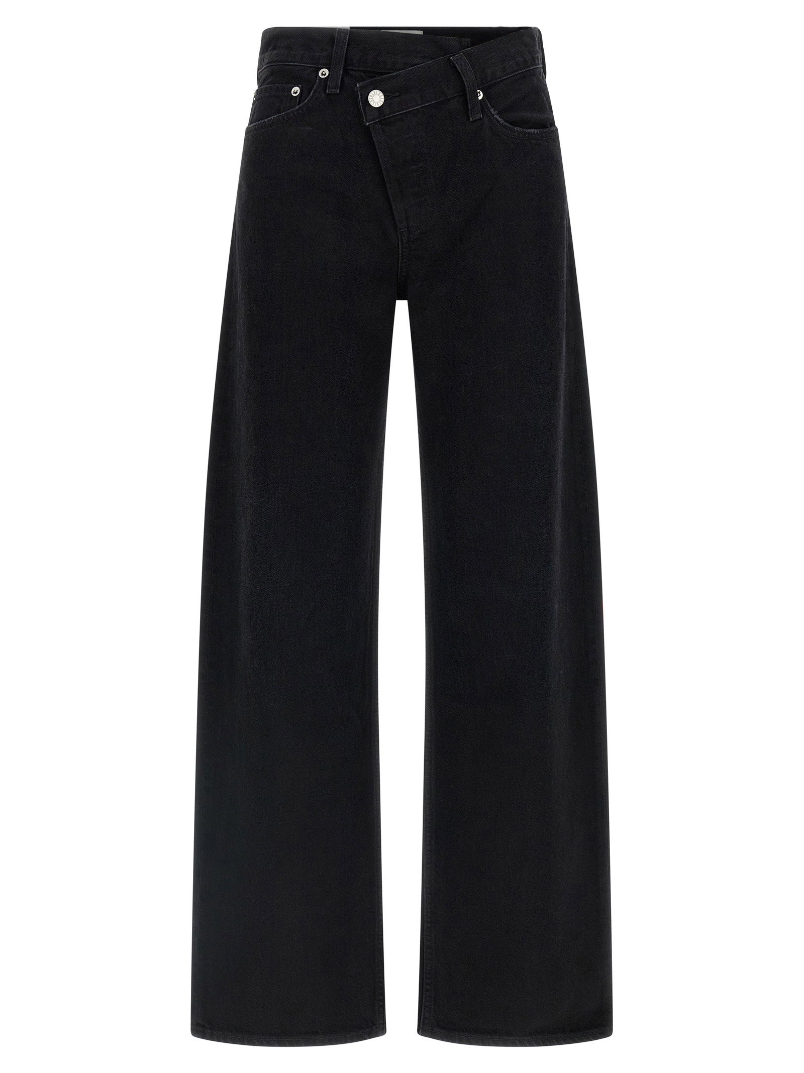 Agolde Arc Criss Cross Jeans — Black