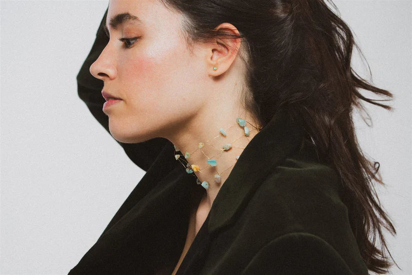 CHOKER LAINE | AZUL CIELO