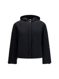 Herno Hooded Lightweight Down Down Jacket — Black