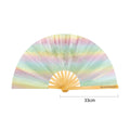 Pastel Rainbow Mega Glitter XL Fan
