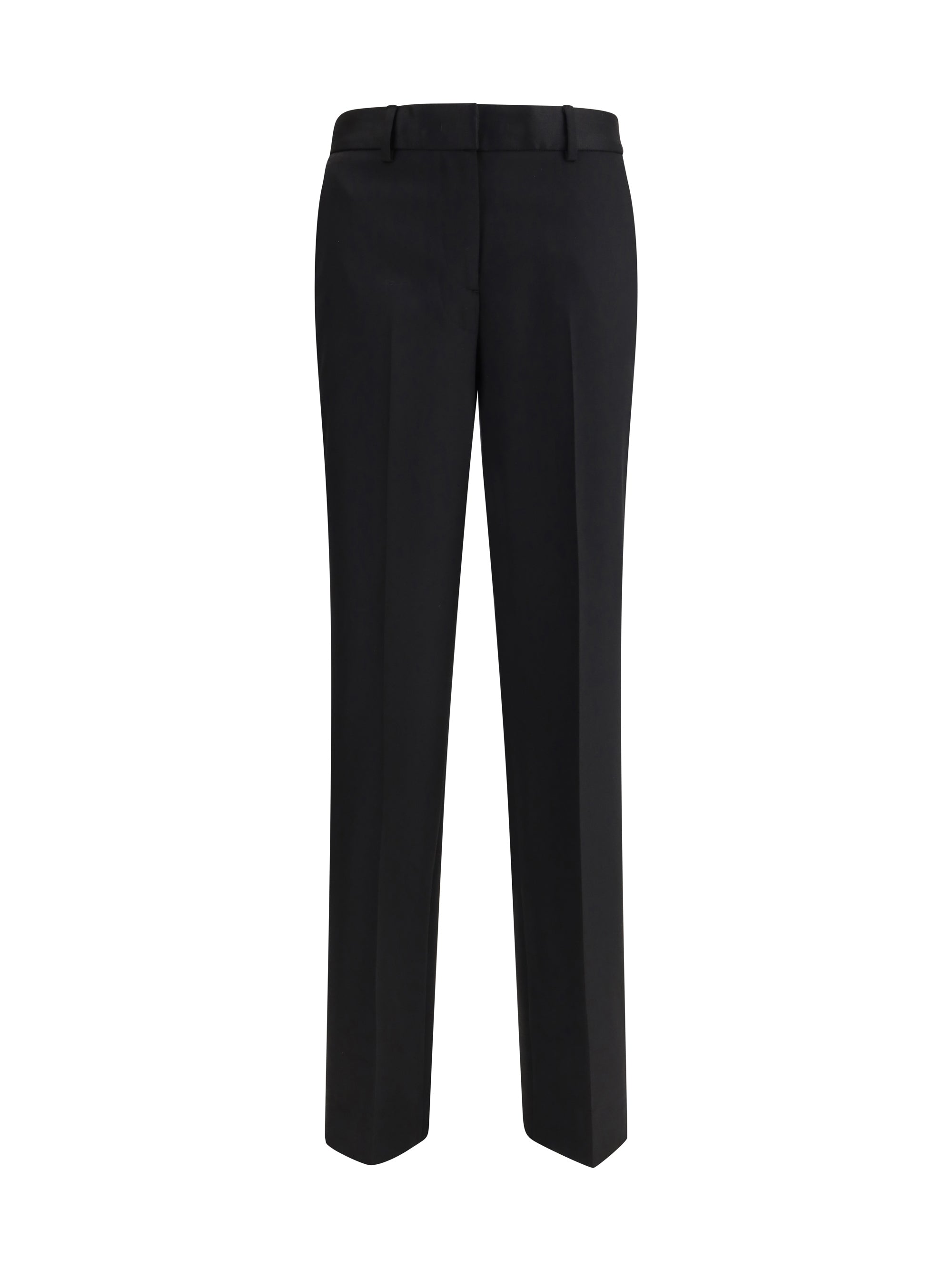 Lardini Wool Trousers — Black