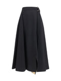Burberry Check Skirt — Black
