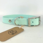 Handmade Biothane Dog Collar - Baby Blue - 20mm