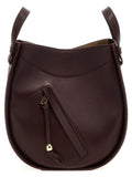 Loewe Hammock Slice Crossbody Bag — Burgundy