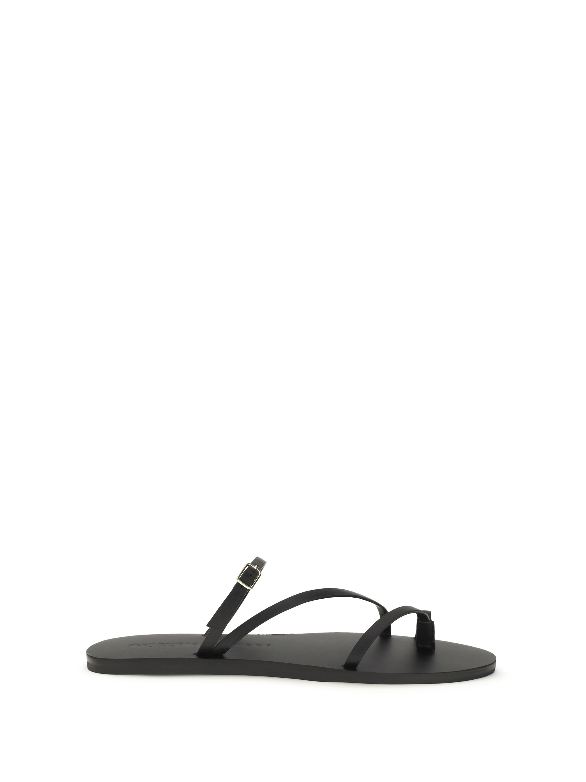 Manebi Giorgia Sandals — Black