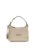 Versace Calf Leather Hobo Bag — Beige
