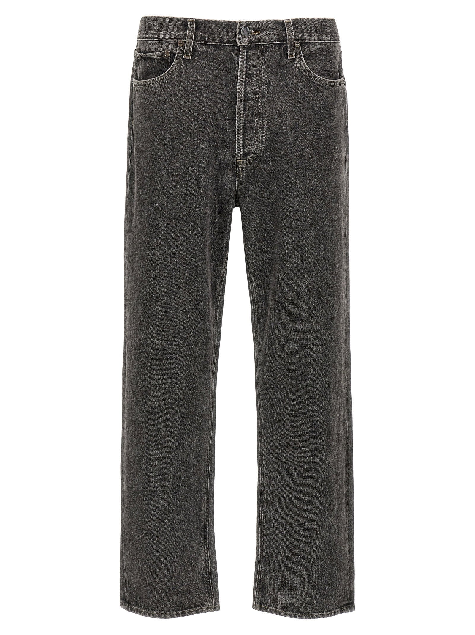 Agolde Organic Cotton '90s Jeans — Charcoal
