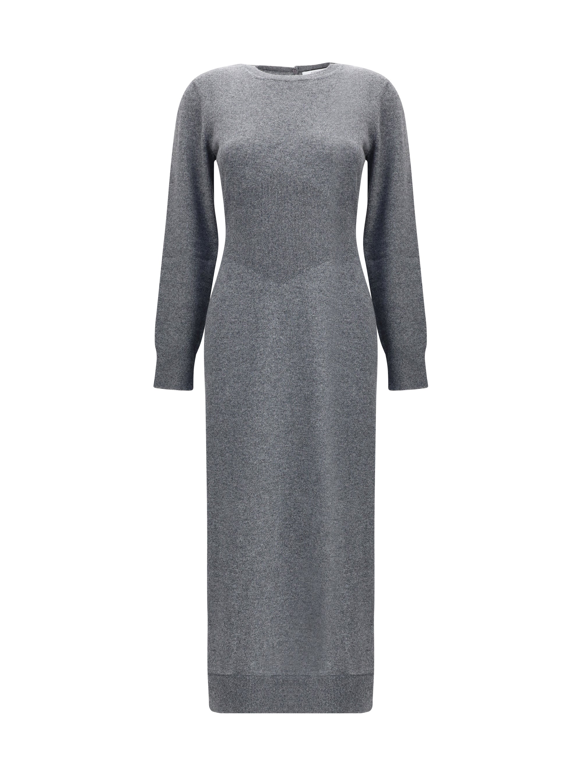 Givenchy Cashmere Knit Dress — Gray