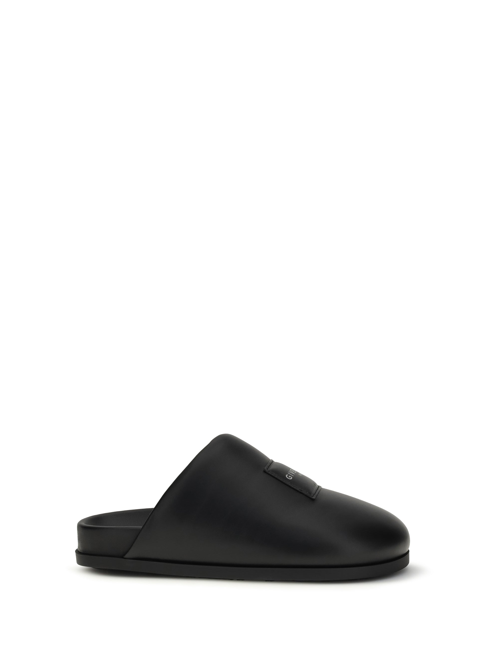 Givenchy Padded Leather Mule — Black