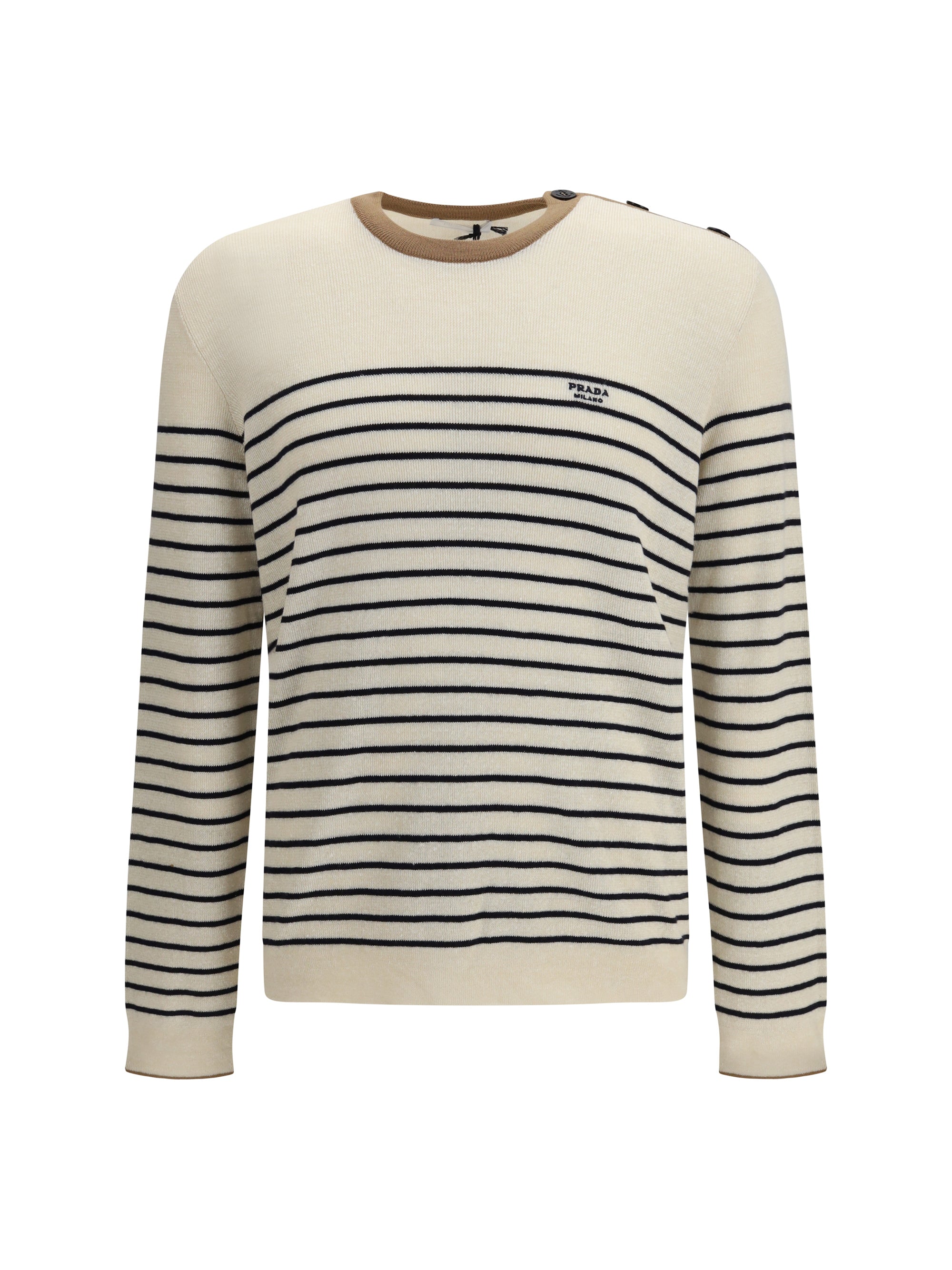 Prada Milano Sweater — Beige