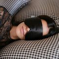 Masque de sommeil pure soie - Noir