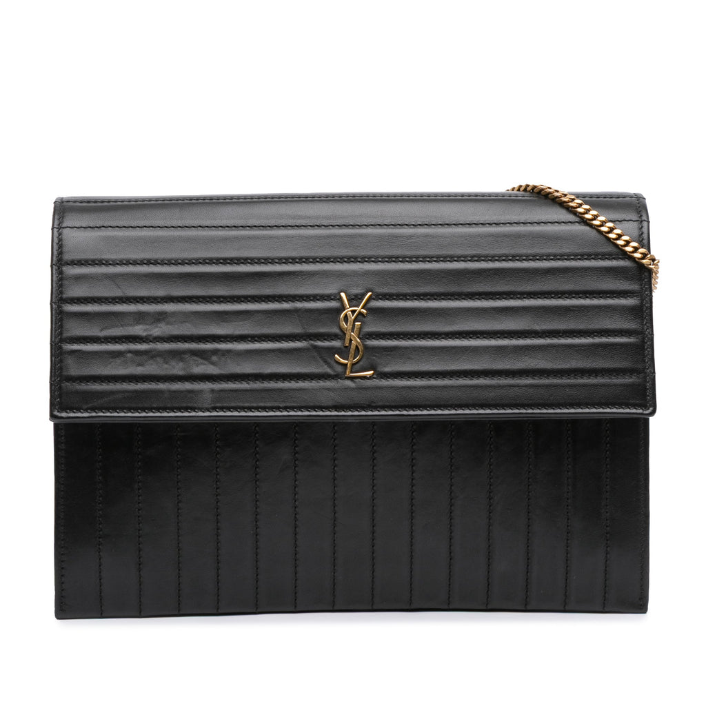 Quilted Calfskin Victoire Chain Crossbody