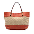 Large GG Canvas Laidback Crafty Tote