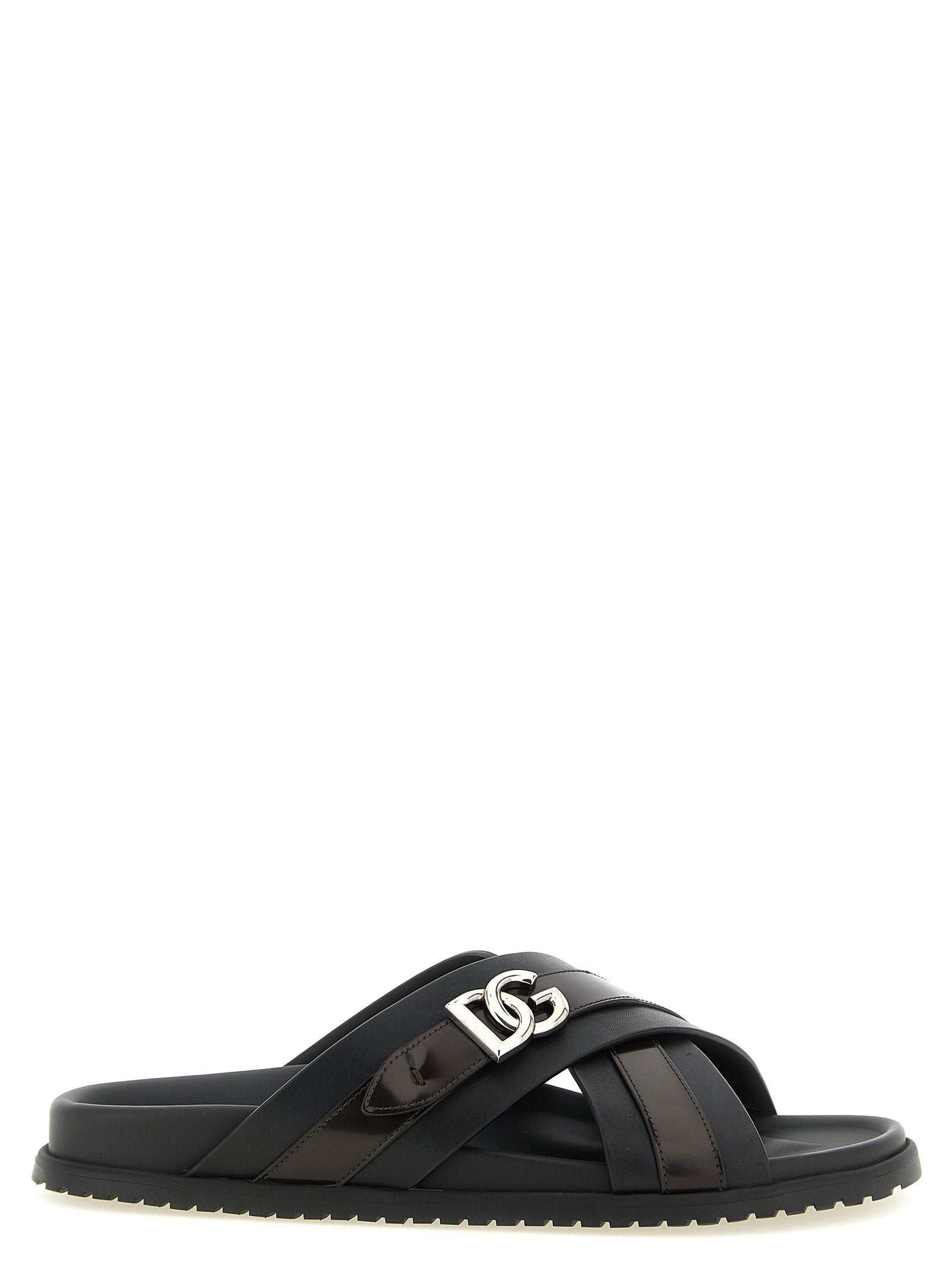 Dolce & Gabbana DG Casual Sandal — Black