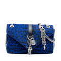 Pony Hair Leopard Print College Bag