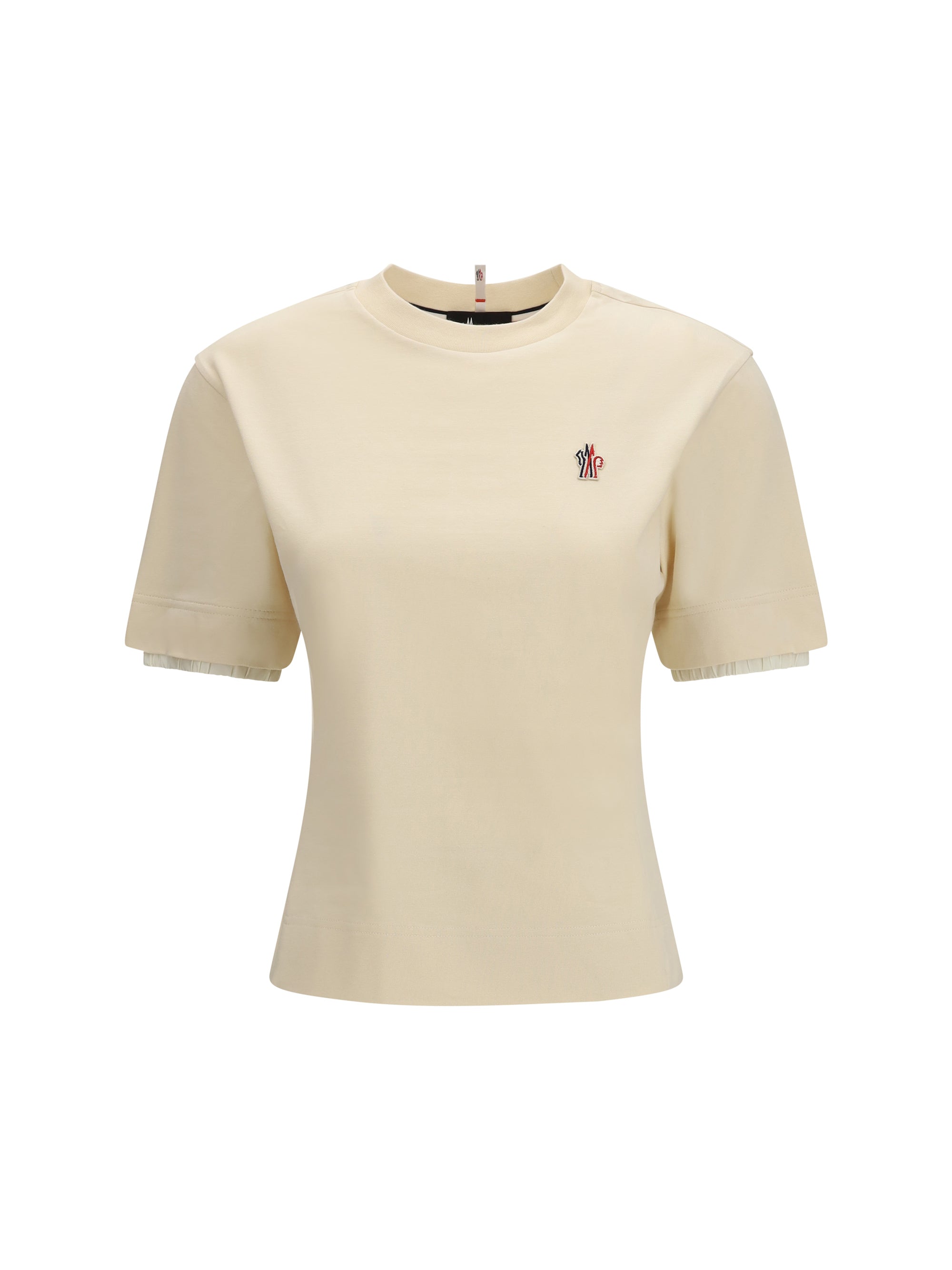 Moncler Grenoble Cotton T-Shirt — Beige
