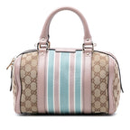 Small GG Canvas Web Joy Boston Bag