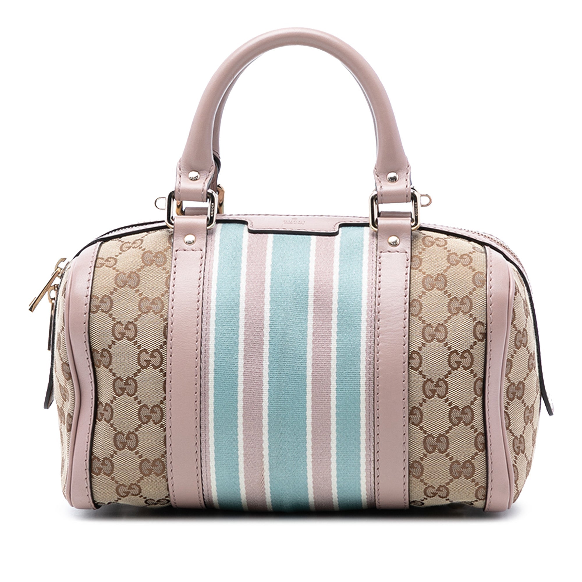 Small GG Canvas Web Joy Boston Bag