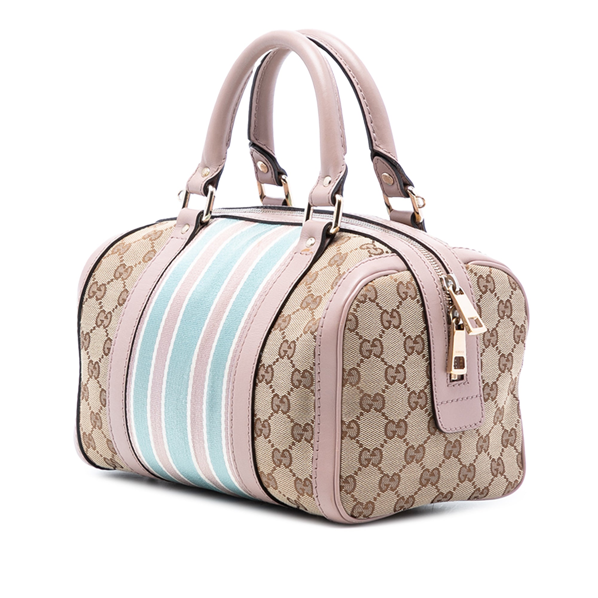Small GG Canvas Web Joy Boston Bag