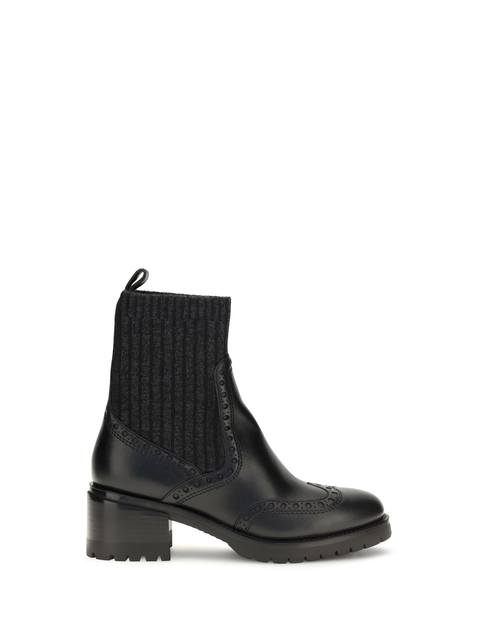 Santoni Ferret Boot — Black