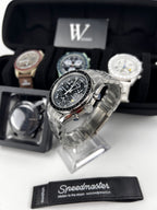 Omega x Swatch Mission to Moon black snoopy Steel mod by HW Design