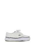 Maison Mihara Yasuhiro Cotton Canvas Low-Top Sneaker — White
