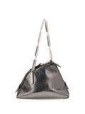 The Attico La Scala Shoulder Bag — Silver