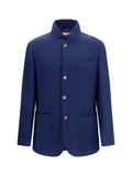 Brunello Cucinelli Cashmere Jacket — Blue