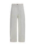 Max Mara Adorni Pantalones — Blanco
