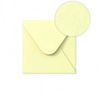 Ivory Envelope Hammered Texture 130x130 mm