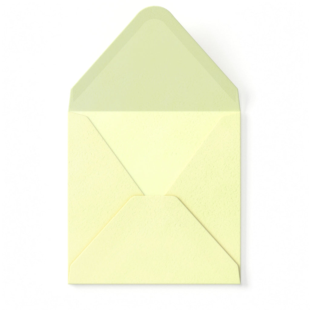 Ivory Envelope Hammered Texture 155x155 mm