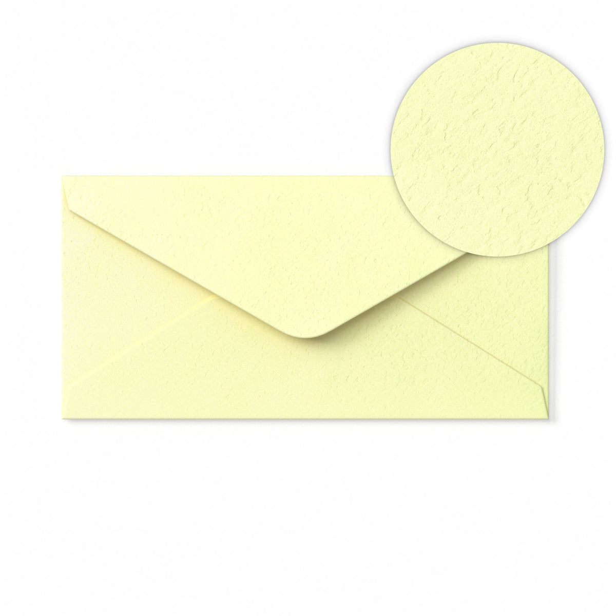 Ivory Envelope Hammered Texture 110x220 mm (DL)