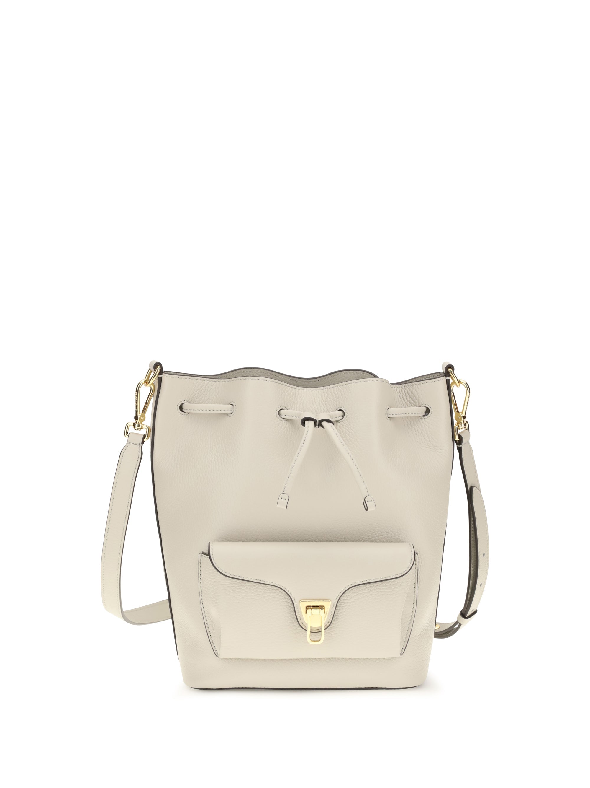Coccinelle Beat Generation Bucket Bag — Beige