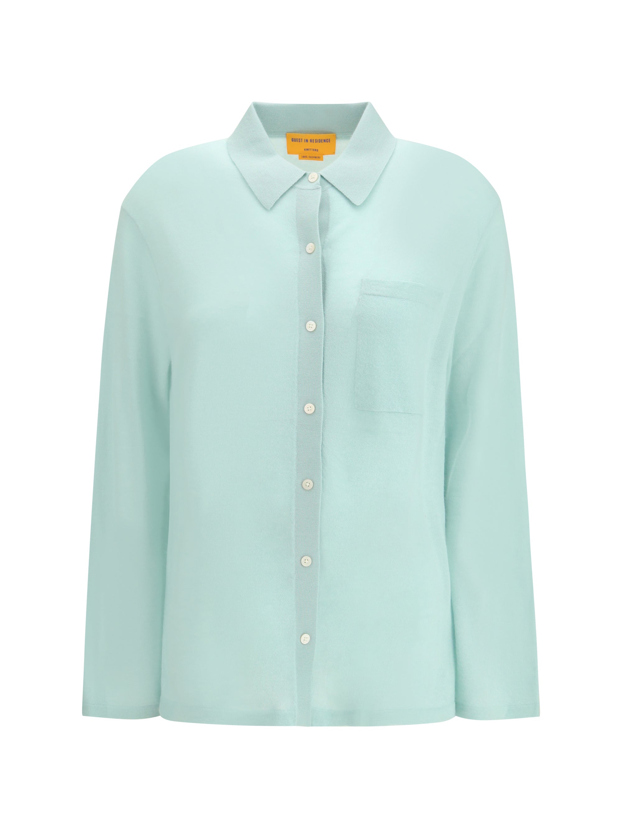 Guest In Residence Cashmere Shirt — Green