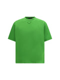 Prada Cotton Crew Neck T-Shirt — Green