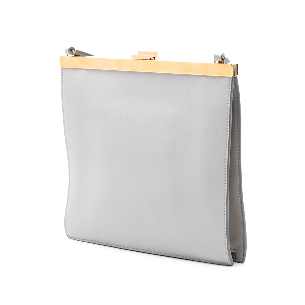 Mini Leather Clasp Crossbody