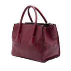 Glace Calf Twin Pocket Satchel