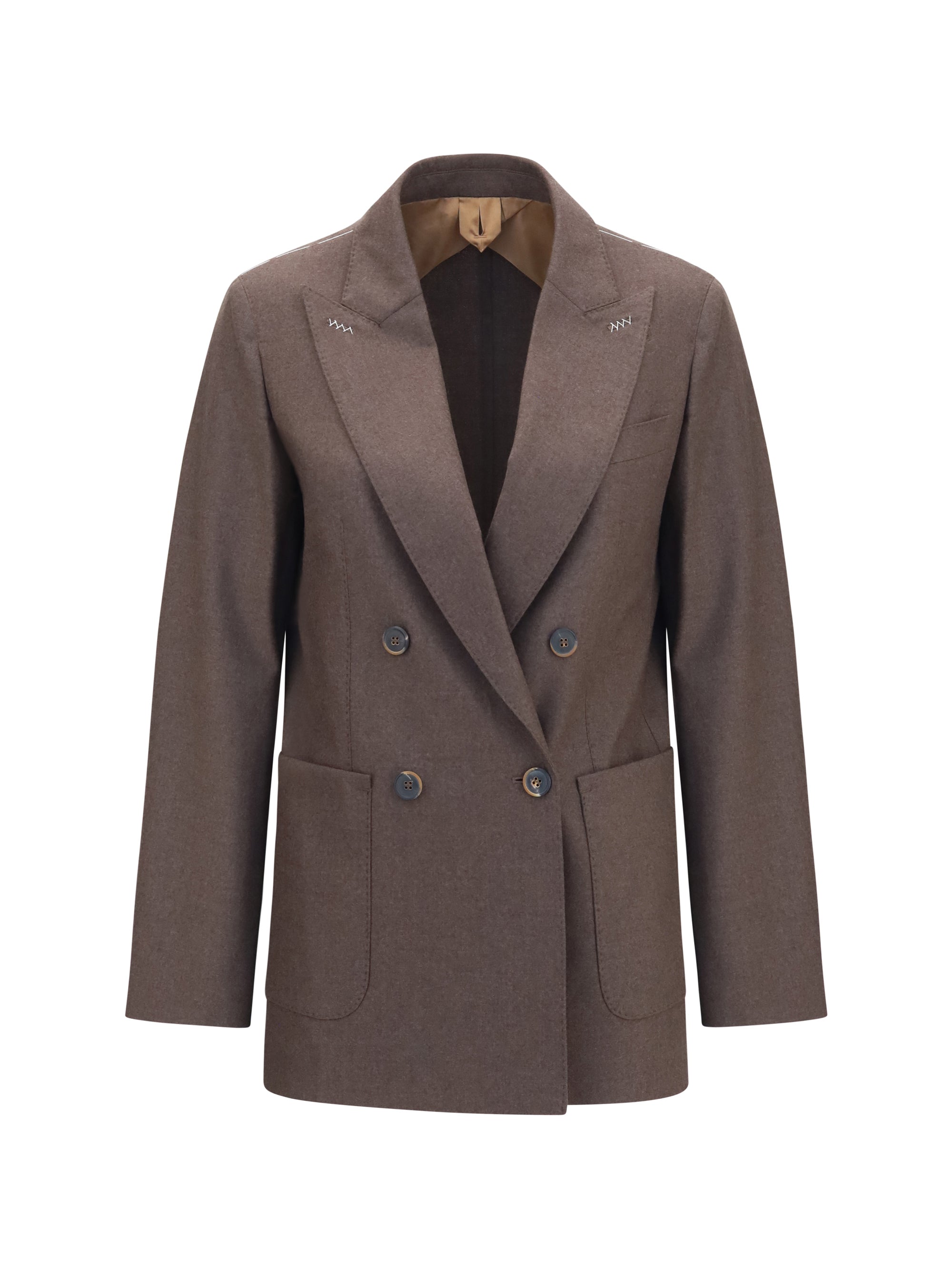 Max Mara Cloruro Blazer — Marrón