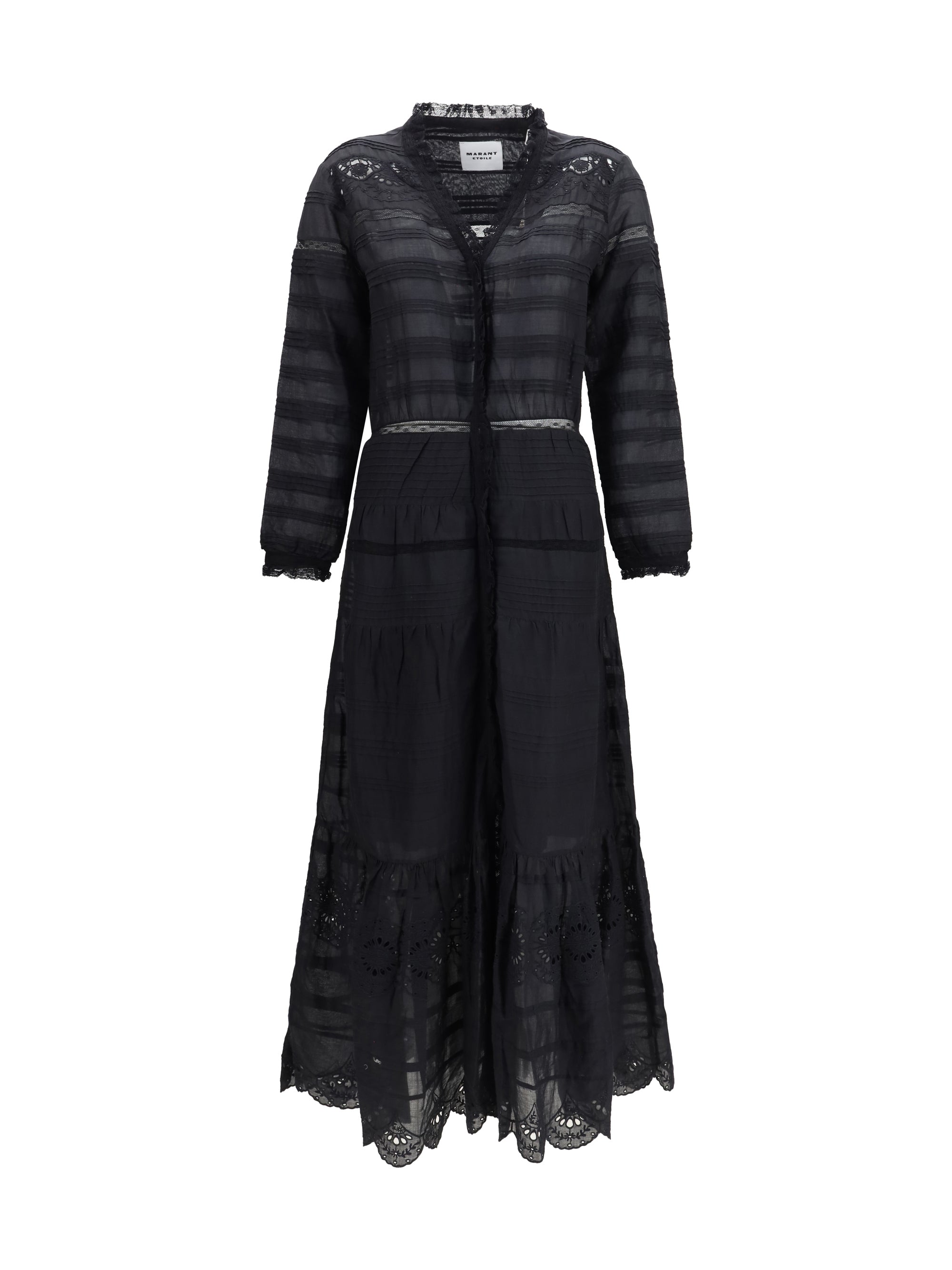 Marant Etoile Daniva Shirt Dress — Black