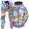 No Signal 2.0 Zip-Up Hoodie and Joggers Combo