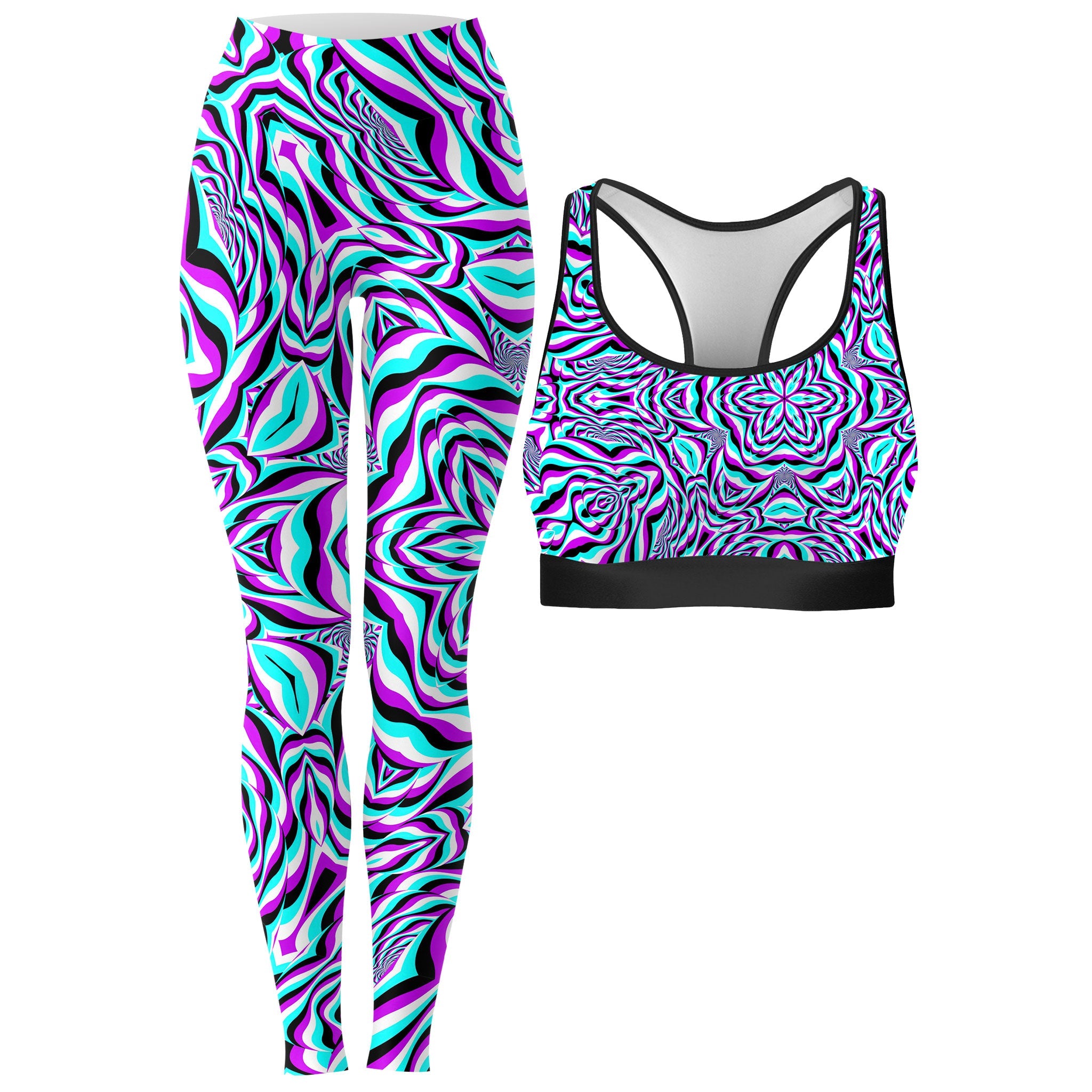 Aquarius Rave Bra and Leggings Combo