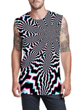 Fractal Ripples Men's Muscle Tank
