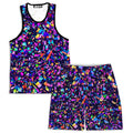 8-Bit Confetti Men's Tank and Shorts Combo