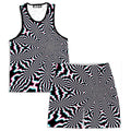 Fractal Ripples Men's Tank and Shorts Combo
