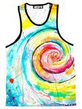 Water Color Swirl Men's Tank