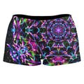 Purp Geometric High-Waisted Women's Shorts