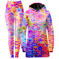 Spectral Cubes Hoodie Dress and Leggings Combo